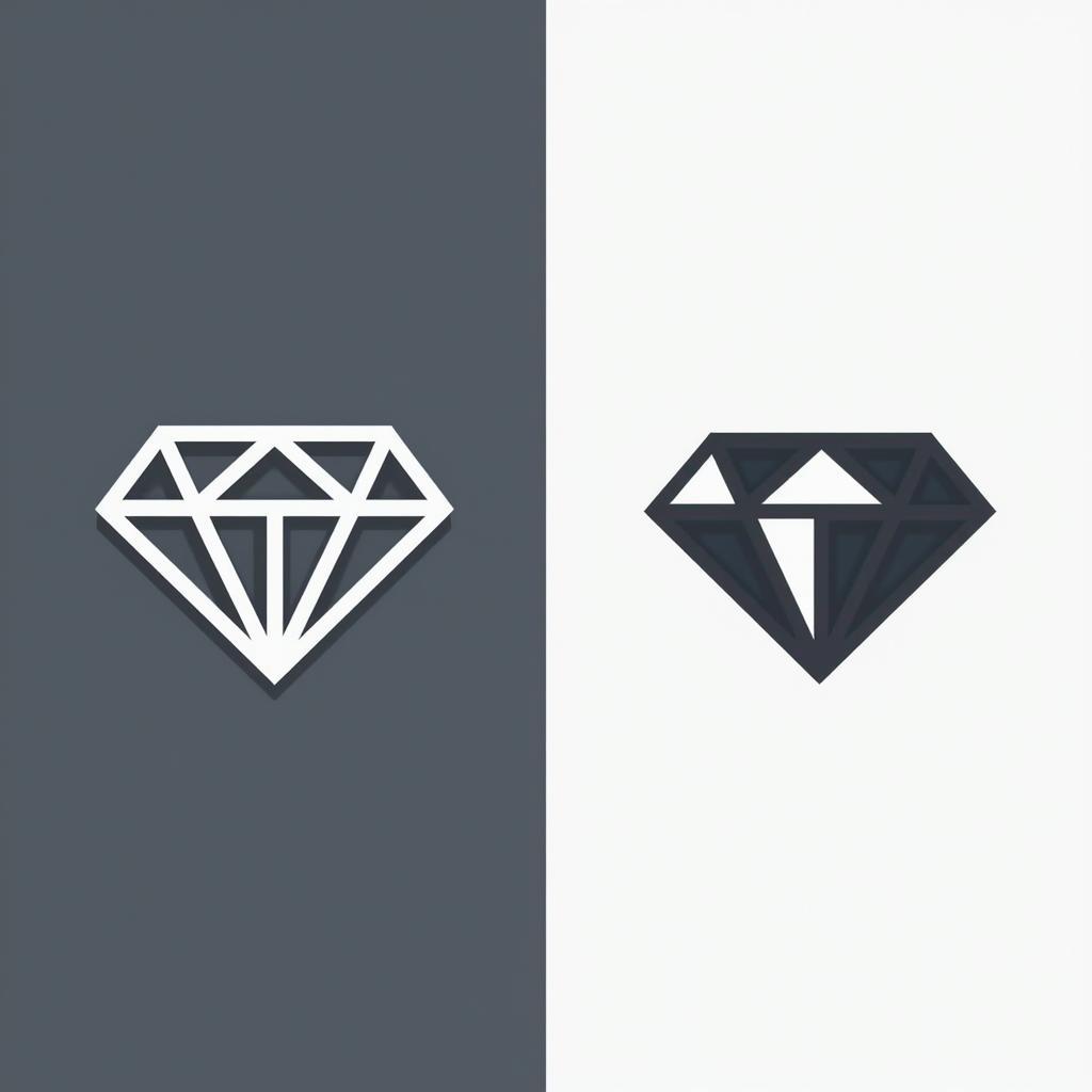 File vector logo kim cuong dep doc dao san sang de tai ve mien phi